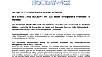 It’s SHOWTIME: HOLIDAY ON ICE feiert erfolgreiche Premiere in Münster