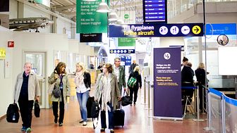 Förbi en miljon resenärer på Luleå Airport
