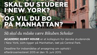 Skal du studere i New York? Så skal du måske være Bikuben Scholar