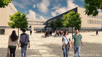 Ed. Züblin AG was awarded the contract to build the Bertolt Brecht School, a cooperative school centre, in Nuremberg.