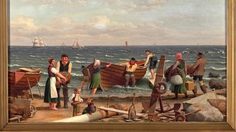 C. W. Eckersberg. En søkyst. Danske fiskere er i begreb med at gå ud på fangst.jpg