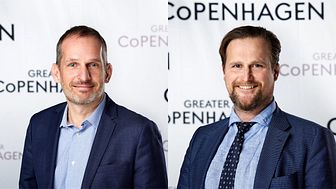 Tue David Bak, Managing Director for Greater Copenhagen og Carl Johan Sonesson, formand for Greater Copenhagen