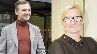 Jag är övertygad om att både Kristina och Andreas kommer vara starkt bidragande till vår positiva utveckling i framtiden, säger Johan Michelson, VD för BWH Hotel Group.