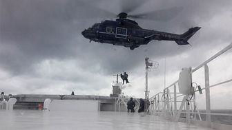 Scandlines weiht Hubschrauberplattform auf dem Fährschiff „Berlin“ ein