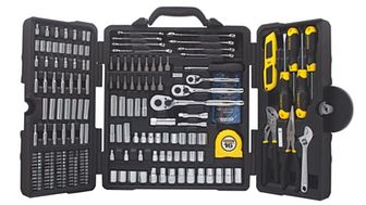 STANLEY® 210-Piece Mixed Tools Set is the newest collection of must-have tools designed to tackle a variety of  repairs and maintenance.