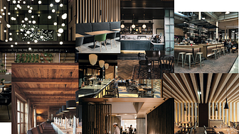 SKISSER: Slik ser skissene ut for den nye restauranten som skal åpnes 21. november ved skitorget i Hafjell, Øyer.