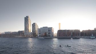 Med Docks får Malmös skyline ett nytt inslag. Illustration: Visulent