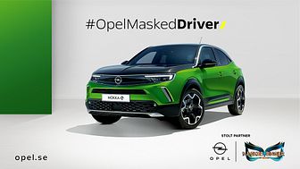 Opel är officiell bilpartner till TV4:s sångtävling Masked Singer Sverige