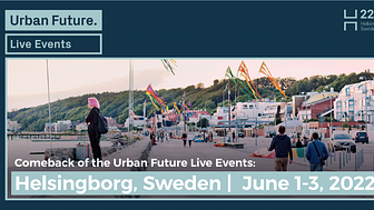 Europas största konferens om hållbara städer kommer till Helsingborg, den 1-3 juni, 2022. Bild: Urban Future/Helsingborgs stad