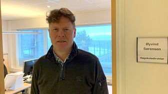 Øyvind Sørensen er blitt tilsatt som høgskoledirektør ved HiMolde.  Foto: Jens Petter Straumsheim