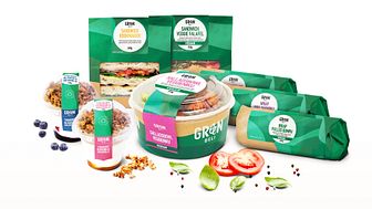 Greenfood storsatsar inom food-to-go - lanserar varumärket Greendeli med nytt stort sortiment