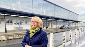 Irene Svenonius (M) på Bromma flygplats