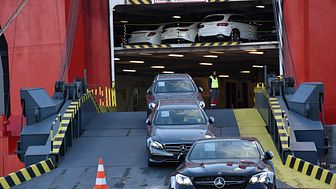 En tredjedel av Sveriges nybilsimport, ungefär 120 000 bilar, levereras årligen till Södertälje Hamn.