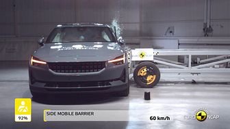 Polestar 2 - passive and active safety testing video - March 2021