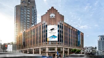Huawei har öppnat flaggskeppsbutik i Shanghai