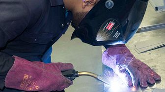 Apprentices in Action - butt welding