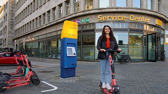 Die neuen E-Scooter stehen an über 35 Standorten zur Ausleihe zur Verfügung - Foto: Andreas Schmidt