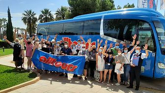Gut gelaunt und voll Wissensdrang starteten die rund 30 Expedienten auf Mallorca zu den Hotelbesichtigungen und der Inselerkundung.