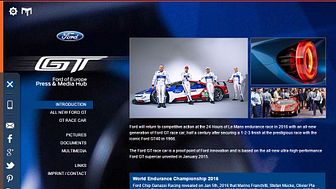 Ford GT pressekit er online