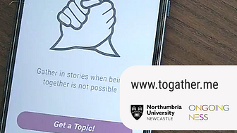 The Togather project allow families and friends to transform WhatsApp conversations into a story booklet for a loved one in isolation