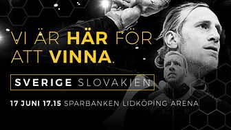 I dag släpps biljetterna till EM-kvalmatchen i Sparbanken Lidköping Arena