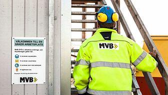 I AddMobiles system styr MVB Syd vem som har tillträde att passera genom byggarbetsplatsens grindar och dörrar. Foto: MVB
