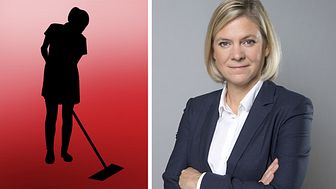 Stadsminister ﻿Magdalena Andersson, har haft städning i hemmet via ett företag som anlitar svart arbetskraft
