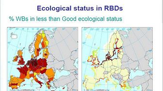 Mer än hälften av EU-ländernas vatten har inte god ekologisk status