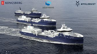 Kongsberg Maritime will design and equip the third Sølvtrans wellboat in a series to be built by Myklebust Verft
