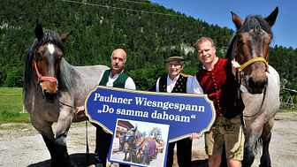 Das Paulaner Wiesngespann hat eine neue Heimat - Sepp Zunterer aus Mittenwald ist ab sofort „Paulaner Kutscher“.