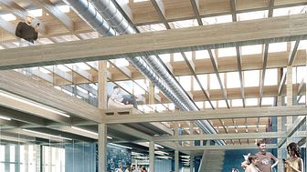Arkitemas prosjekt Tiller VGS i Trondheim kan bli en inspirasjon til ungdomsskolen i Sofiemyr