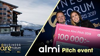 Unik chans att vinna 100 000 kr - anmäl ditt bolag till Almi Pitch event! 