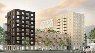 Byggnationen av Wallenstams 10 000:e lägenhet sedan millennieskiftet har startat genom projektet Kompositören i Rosendal, Uppsala.