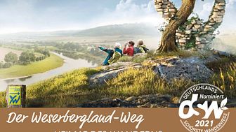Postkartenmotiv für den Weserbergland-Weg zur Publikumswahl 2021