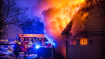 I likhet med DSB har Brannvernforeningen en nullvisjon for omkomne i brann. Foto: Oslo Brann og redningsetat