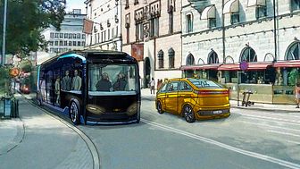 Telia i nytt samarbete kring 5G-uppkopplade fordon  - för en effektiv och klimatsmart kollektivtrafik  