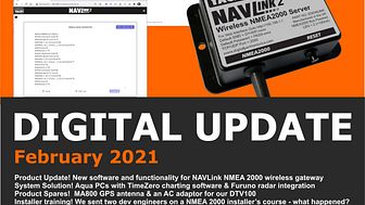 Digital Yacht Newsletter February 2021 Now Available