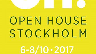Humlegården är partner till arkitekturfestivalen Open House Stockholm.
