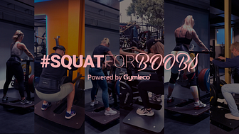 Gymleco stödjer återigen Bröstcancerförbundet med sin egna Squat for Boobs kampanj