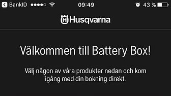 Husqvarna Battery Box App-1
