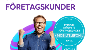Telia har Sveriges nöjdaste företagskunder