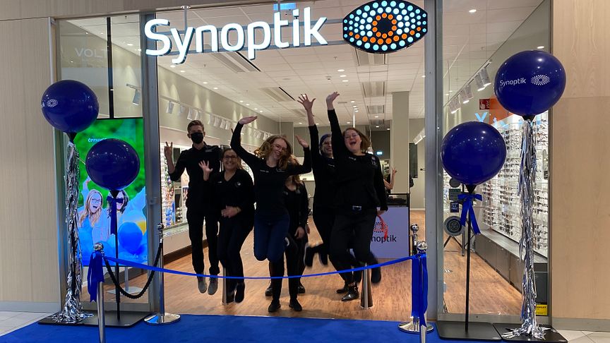 Synoptik öppnar ny butik i Erikslund Shoppingcenter i Västerås – fortsätter växa med fysiska butiker i centrala lägen