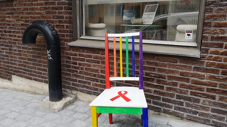 Hiv-Sveriges stol för RFSL och för personer som lever med och berörs av hiv. 