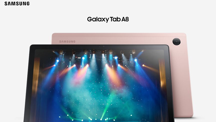Samsung presenterar Galaxy Tab A8 - Större skärm, mer kraft och högre prestanda