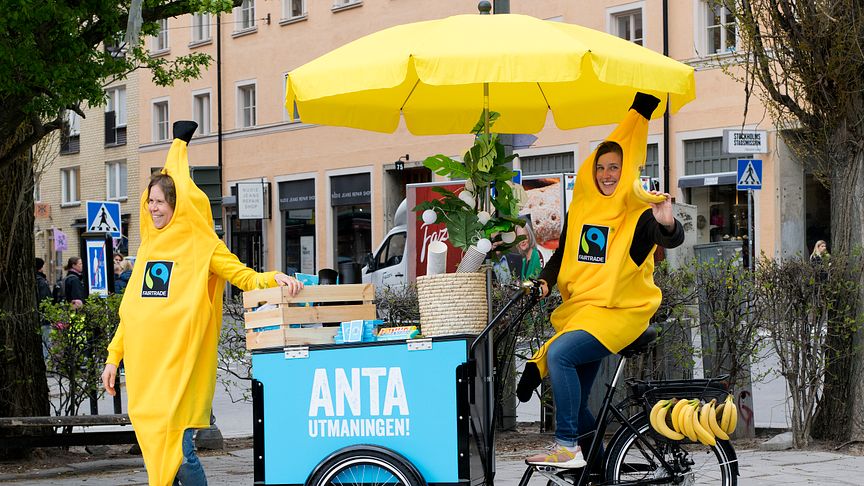 Sorsele kommun är i topp under årets Fairtrade Challenge 2019. Foto: Fairtrade Sverige. 