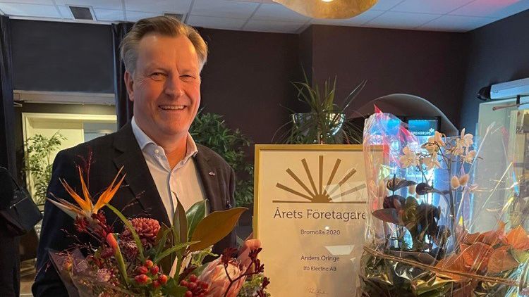 Anders Öringe blir Årets Företagare 2020 i Bromölla Kommun