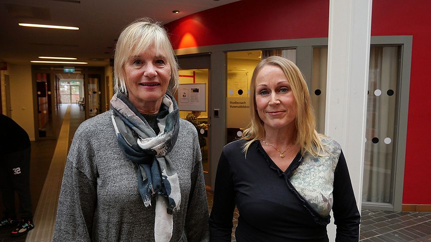 Eva Wahlberg och Karin Håkanson är två av lärarna som arbetat med ett projekt för att stärka kopplingen mellan språk- och yrkesundervisning.