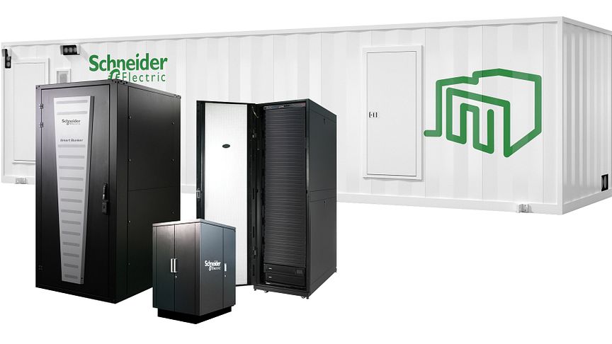Høyere sikkerhet og lavere responstid med Schneider Electrics nye mikrodatasentre