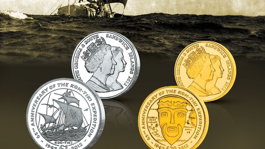 Kon-Tiki får sin egen offisielle mynt