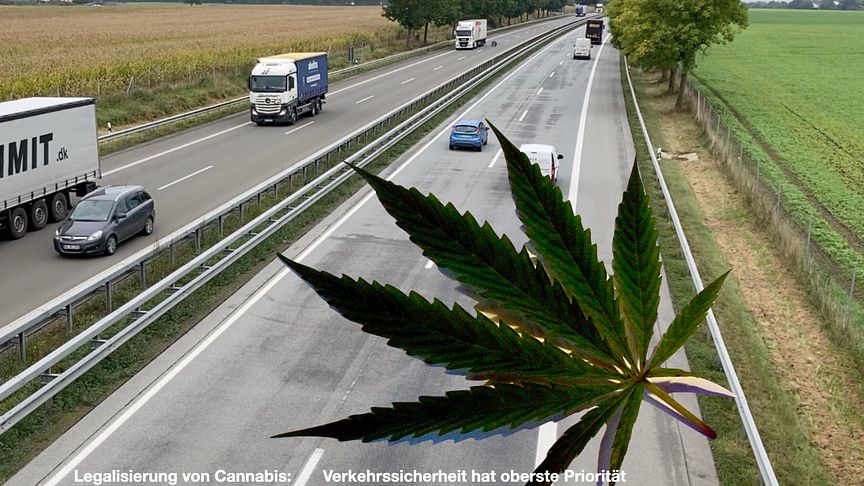 Legalisierung von Cannabis: Verkehrssicherheit hat oberste Priorität